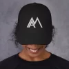 Black AM Hat